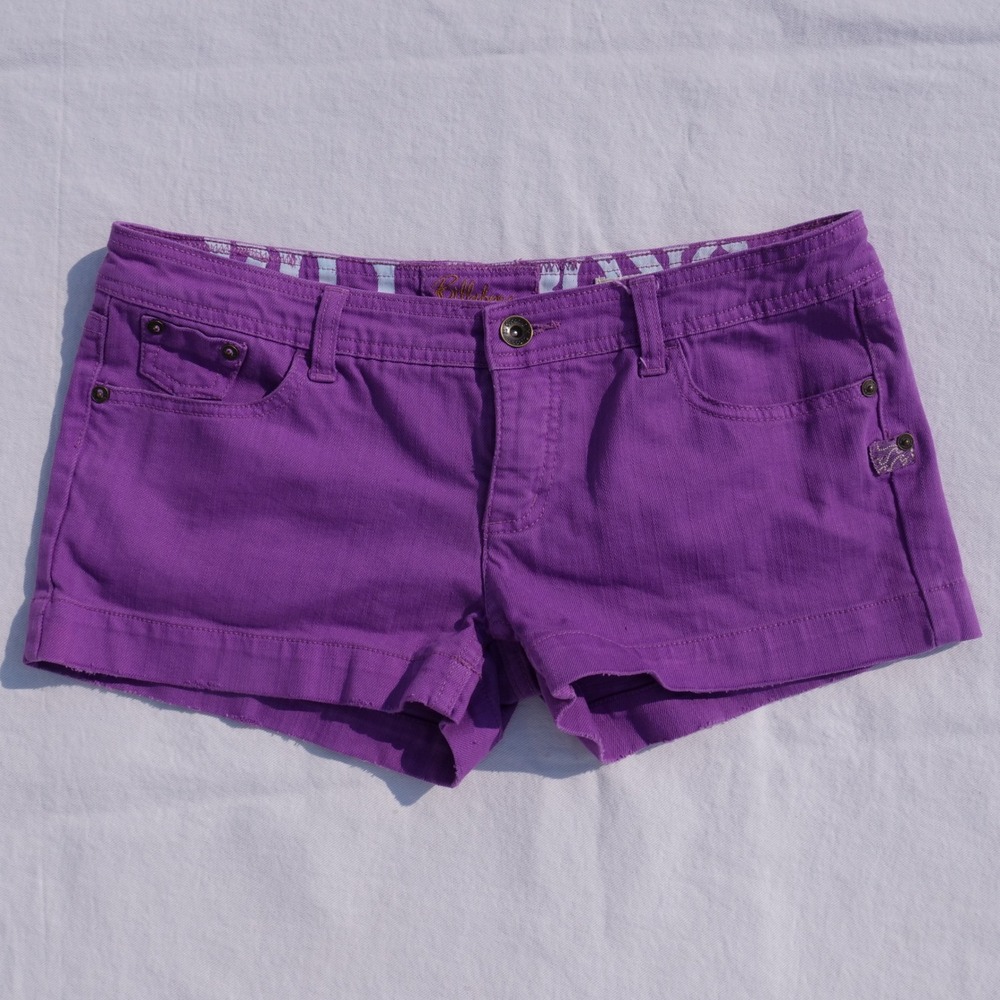 Y2k Billabong low rise micro mini hip slung shorts